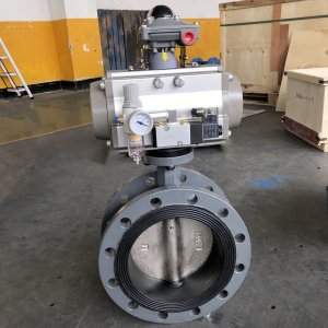 不銹鋼氣動(dòng)dn200快裝蝶閥、粉體氣動(dòng)蝶閥